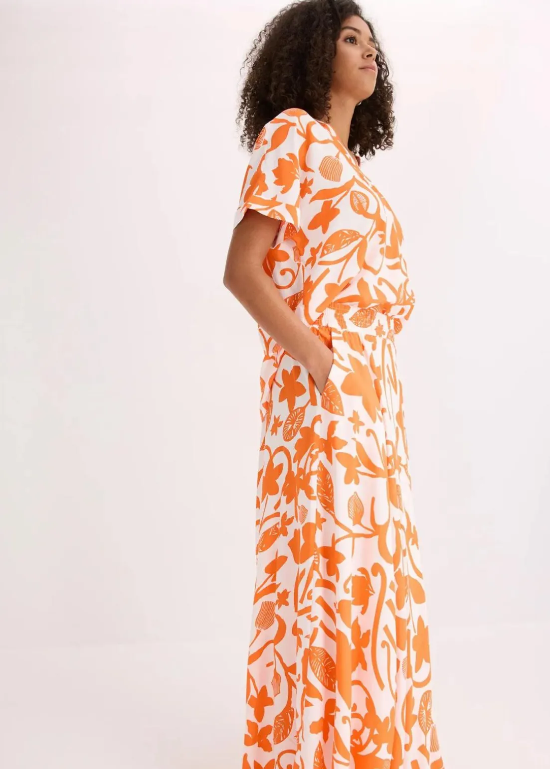 Maxirock aus fließender Viskose