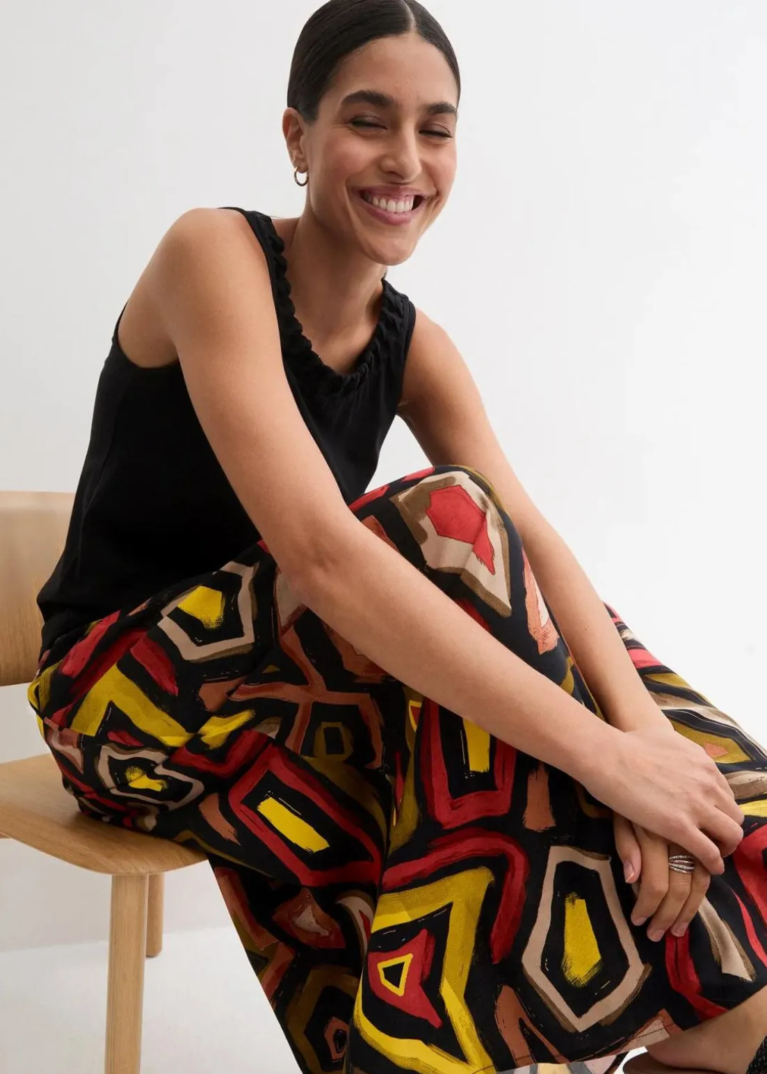 Maxirock aus fließender Viskose