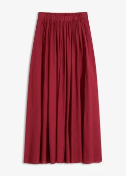 Maxirock aus strukturiertem Crinkle