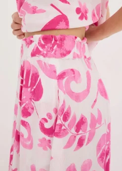 Maxirock aus strukturierter Viskose