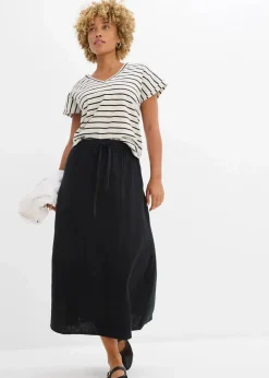 Maxirock aus weichem Musselin