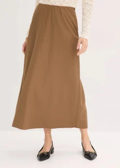 Maxirock mit Struktur