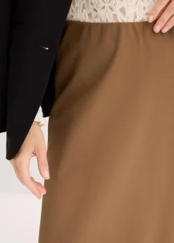 Maxirock mit Struktur