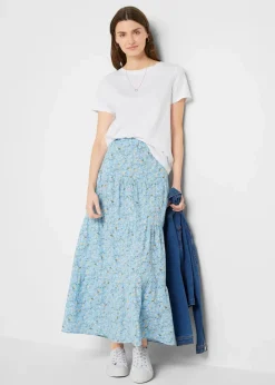 Maxirock mit Volants