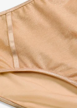 Maxislip mit schimmerndem Material