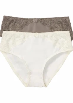 Maxislip mit Spitze (2er Pack)