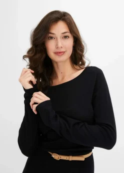 Maxi-Strickkleid aus Viskose-Mix