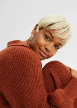 Maxi-Strickkleid mit Gürtel (2-tlg. Set)