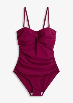 Medium Shape-Badeanzug mit Wickeloptik