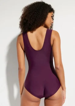 Medium Shape-Badeanzug mit V-Ausschnitt