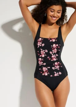 Medium Shape-Badeanzug mit eckigem Ausschnitt