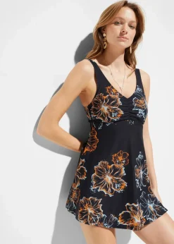 Medium Shape-Badekleid mit V-Ausschnitt