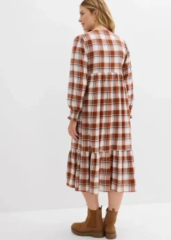 Midikleid aus Flanell