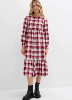 Midikleid aus Flanell