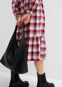 Midikleid aus Flanell