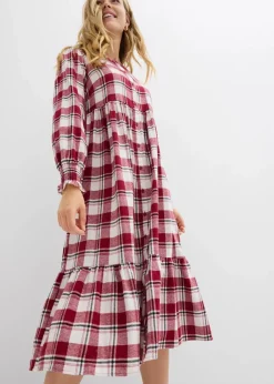 Midikleid aus Flanell