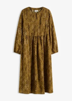 Midikleid aus fließendem Satin