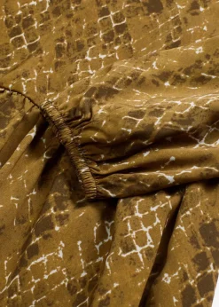 Midikleid aus fließendem Satin