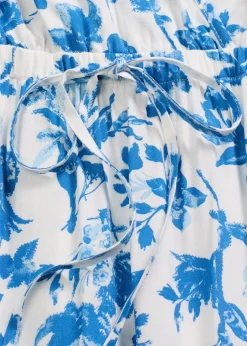 Midikleid aus fließender Viskose