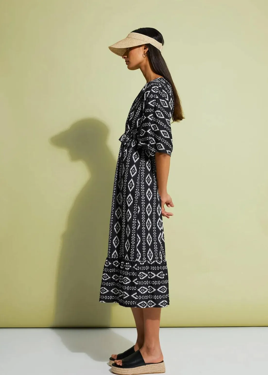 Midikleid aus Jersey