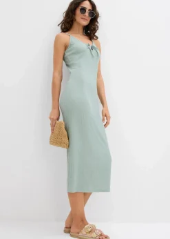 Midikleid aus leichtem Crêpe