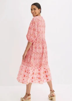 Midikleid aus leichter Baumwolle