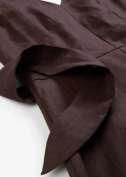 Midikleid aus reinem Leinen