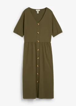 Midikleid aus reiner Baumwolle