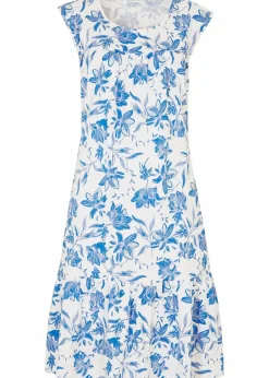 Midikleid aus reiner Baumwolle