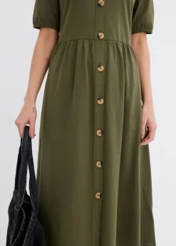 Midikleid aus reiner Baumwolle