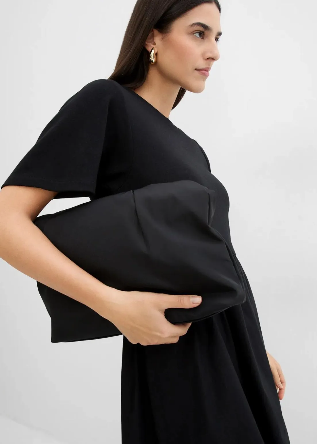 Midikleid aus reiner Baumwolle