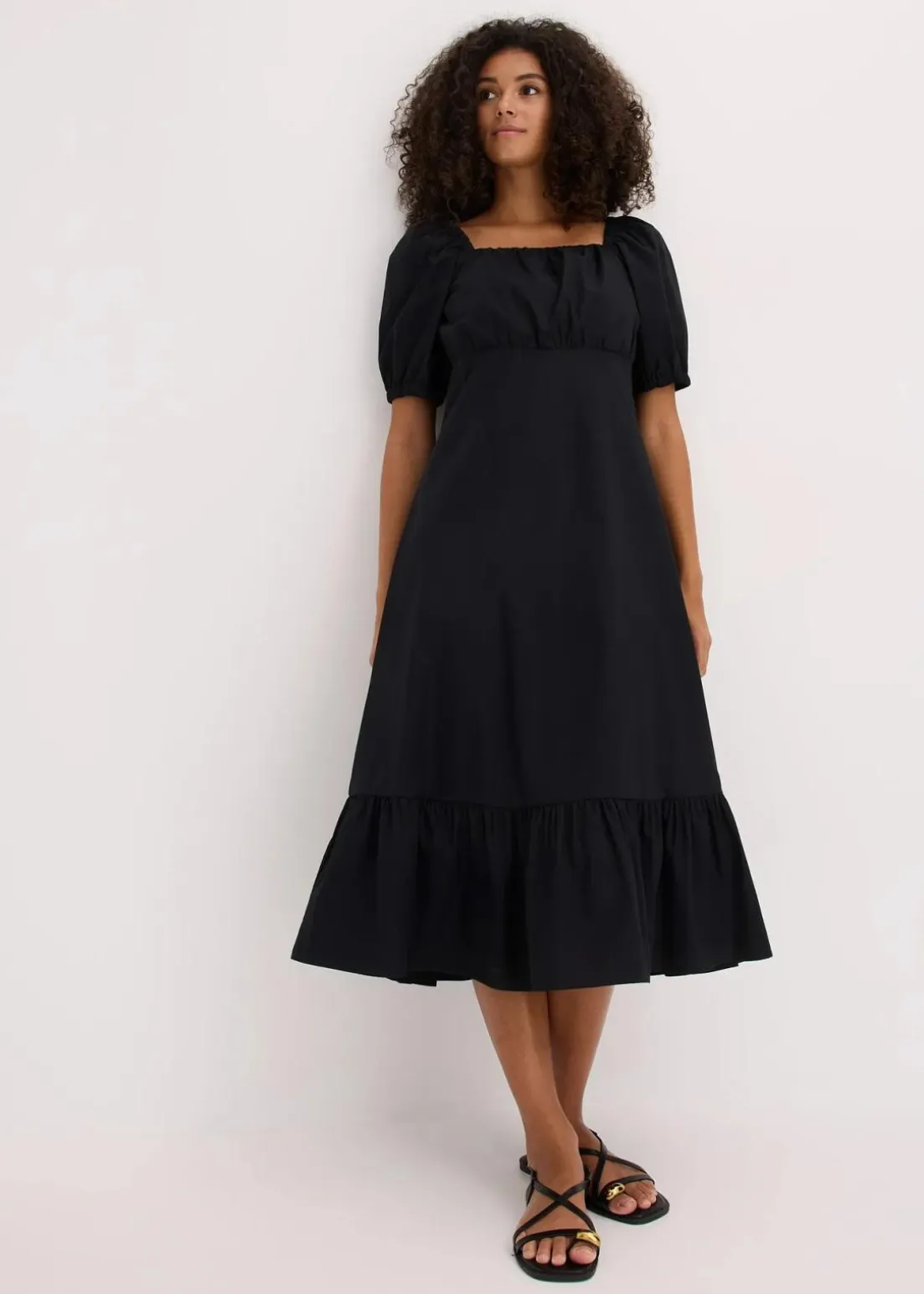 Midikleid aus reiner Bio-Baumwolle