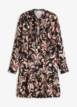 Midikleid aus reiner Viskose