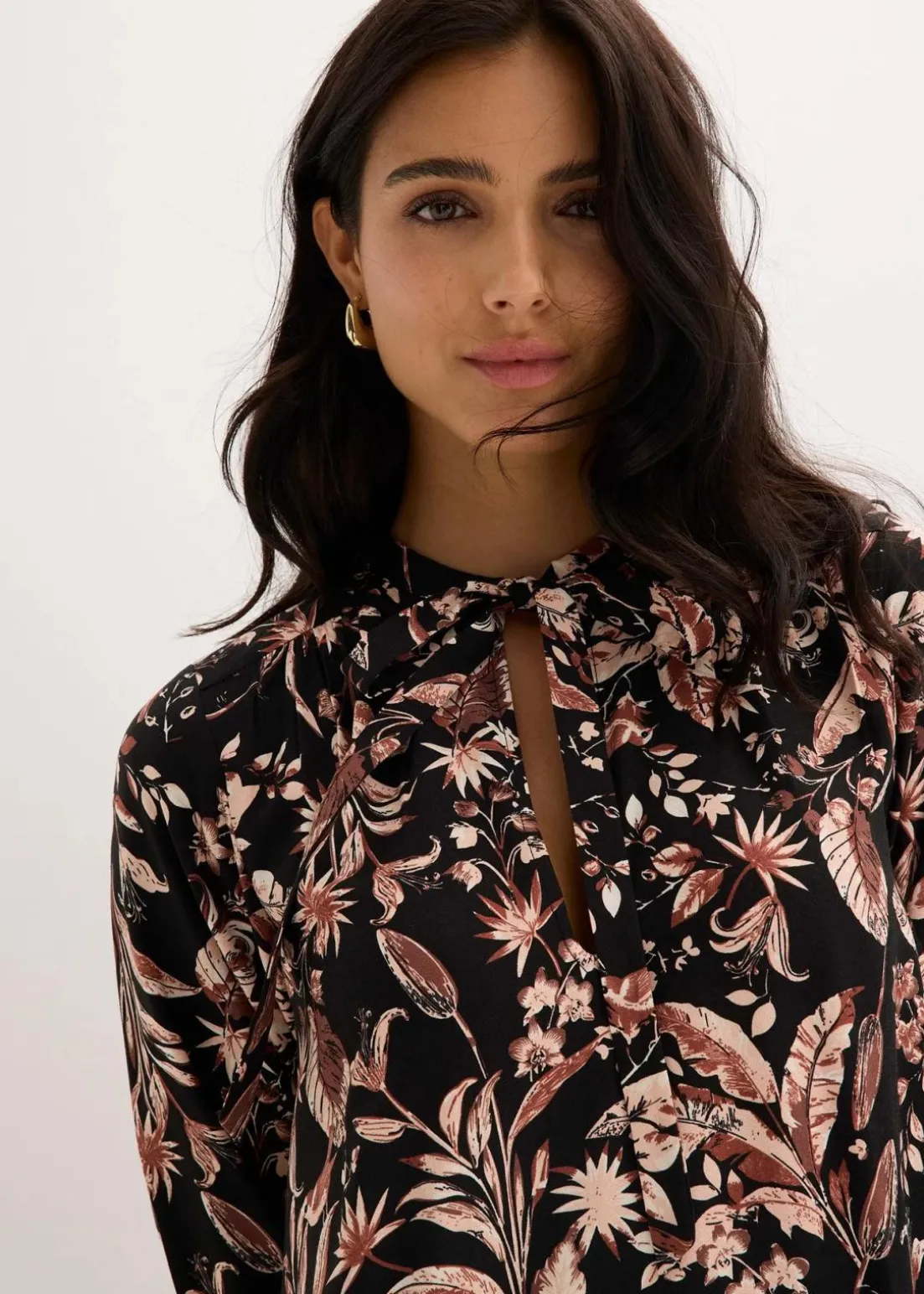 Midikleid aus reiner Viskose