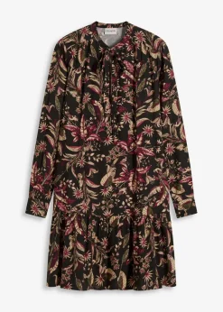 Midikleid aus reiner Viskose