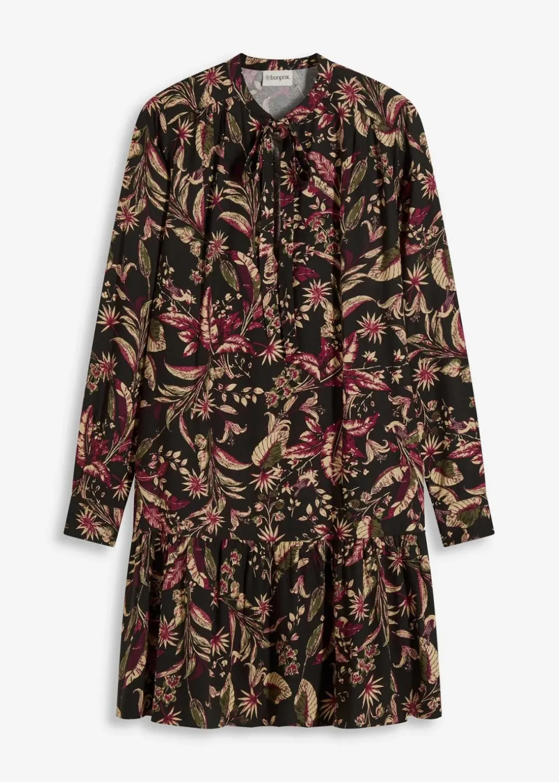 Midikleid aus reiner Viskose