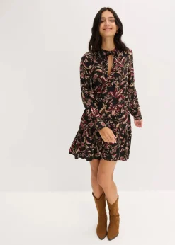 Midikleid aus reiner Viskose