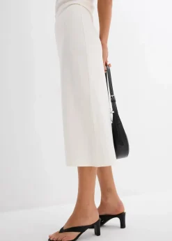 Midikleid aus softem Viskose-Mix