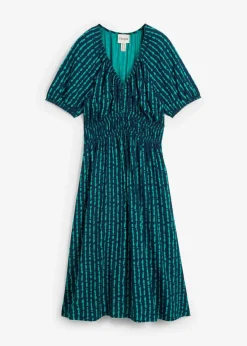 Midikleid aus softer Viskose