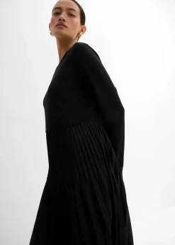 Midikleid aus Viskose-Mix