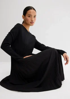 Midikleid aus Viskose-Mix