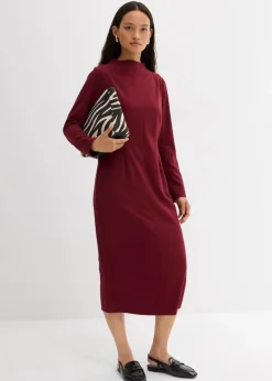 Midikleid aus Viskose-Mix