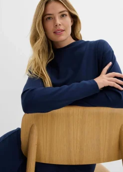 Midikleid aus Viskose-Mix