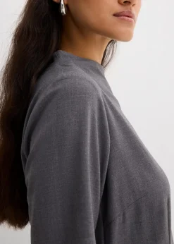 Midikleid aus Viskose-Mix