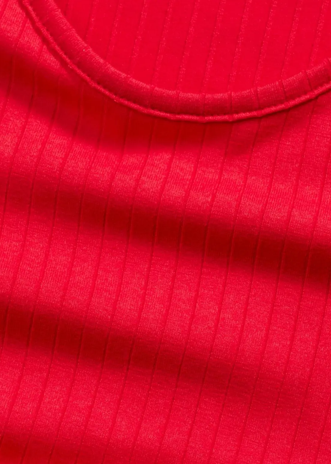 Midikleid aus weicher Rippe