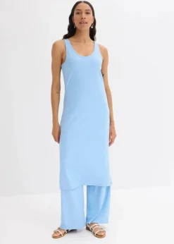 Midikleid aus weicher Rippe