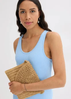 Midikleid aus weicher Rippe