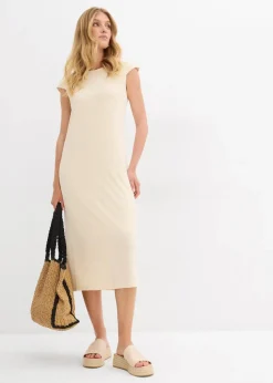 Midikleid in Strickoptik