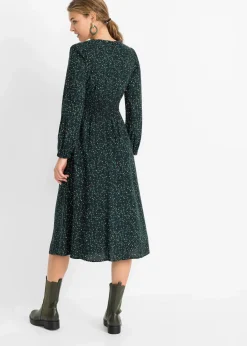 Midikleid mit Blumenprint