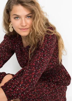 Midikleid mit Blumenprint